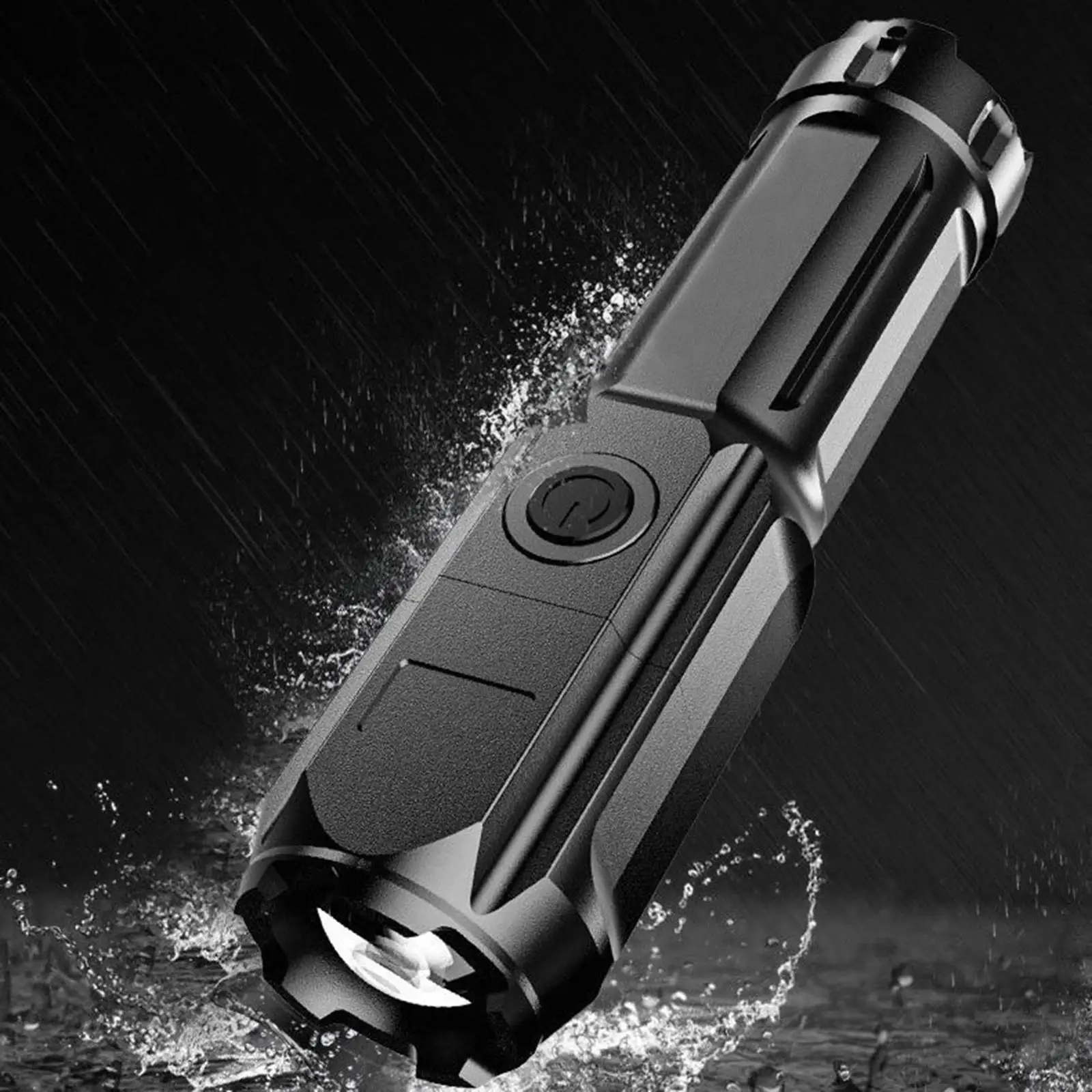 Portable Rechargeable LED flashlights Torch Lighting Bright USB for Running Working Adults Hiking
