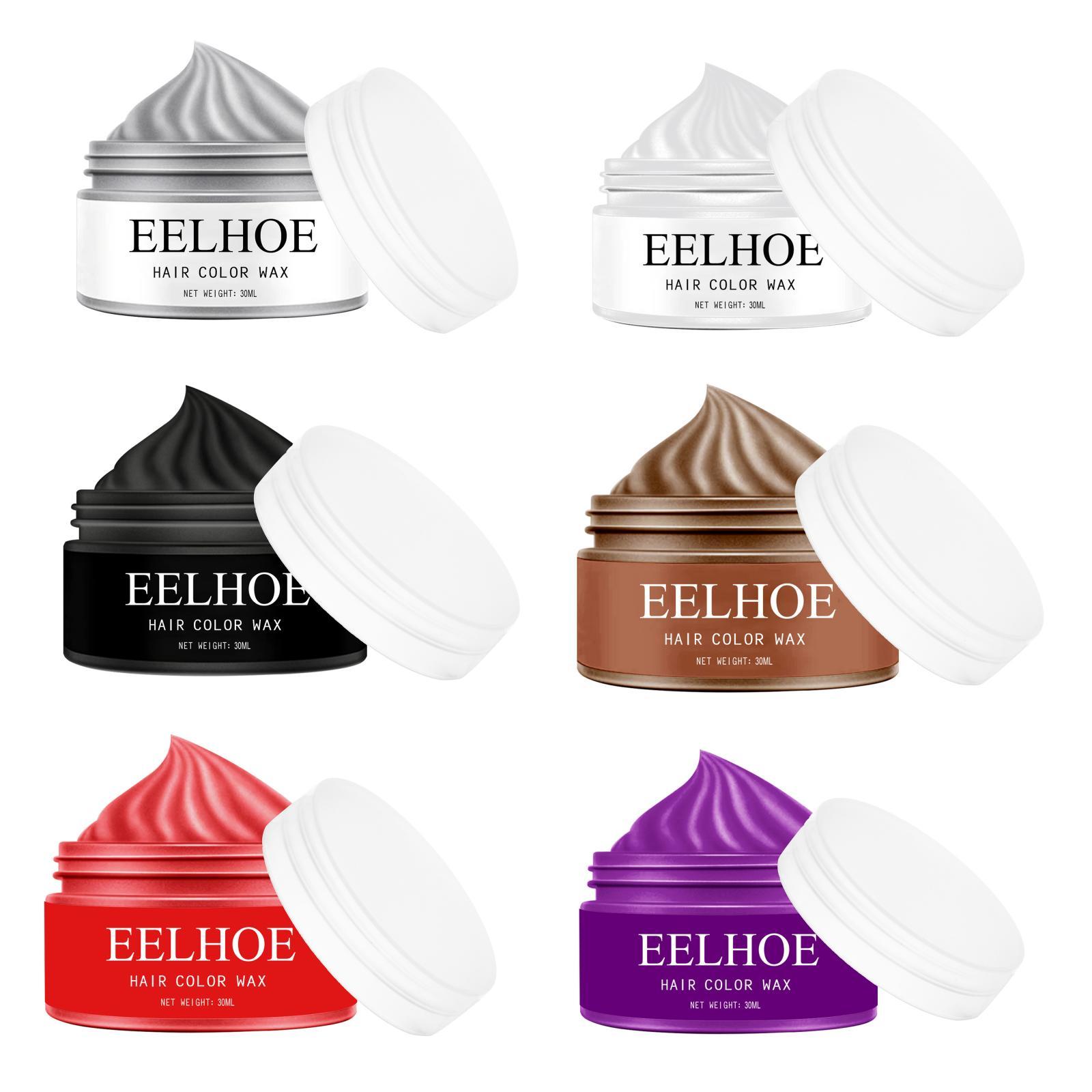 Hair Coloring Dye Wax Styling Washable DIY Temporary Disposable Strong Gel Cream 30ml Hair Mud for Cosplay Fancy Dress Women Men