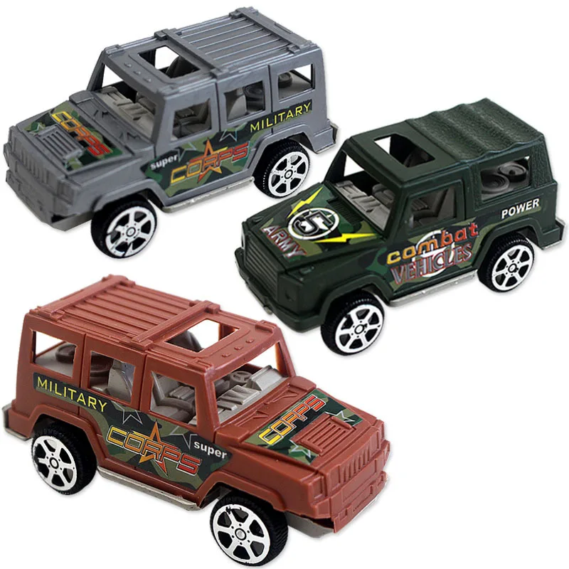 Mini Diecast Pull Back Toy Cars Kids Cartoon Plastic Off-road Vehicle Model Truck Funny Children Birthday Gifts Random color monster truck lego
