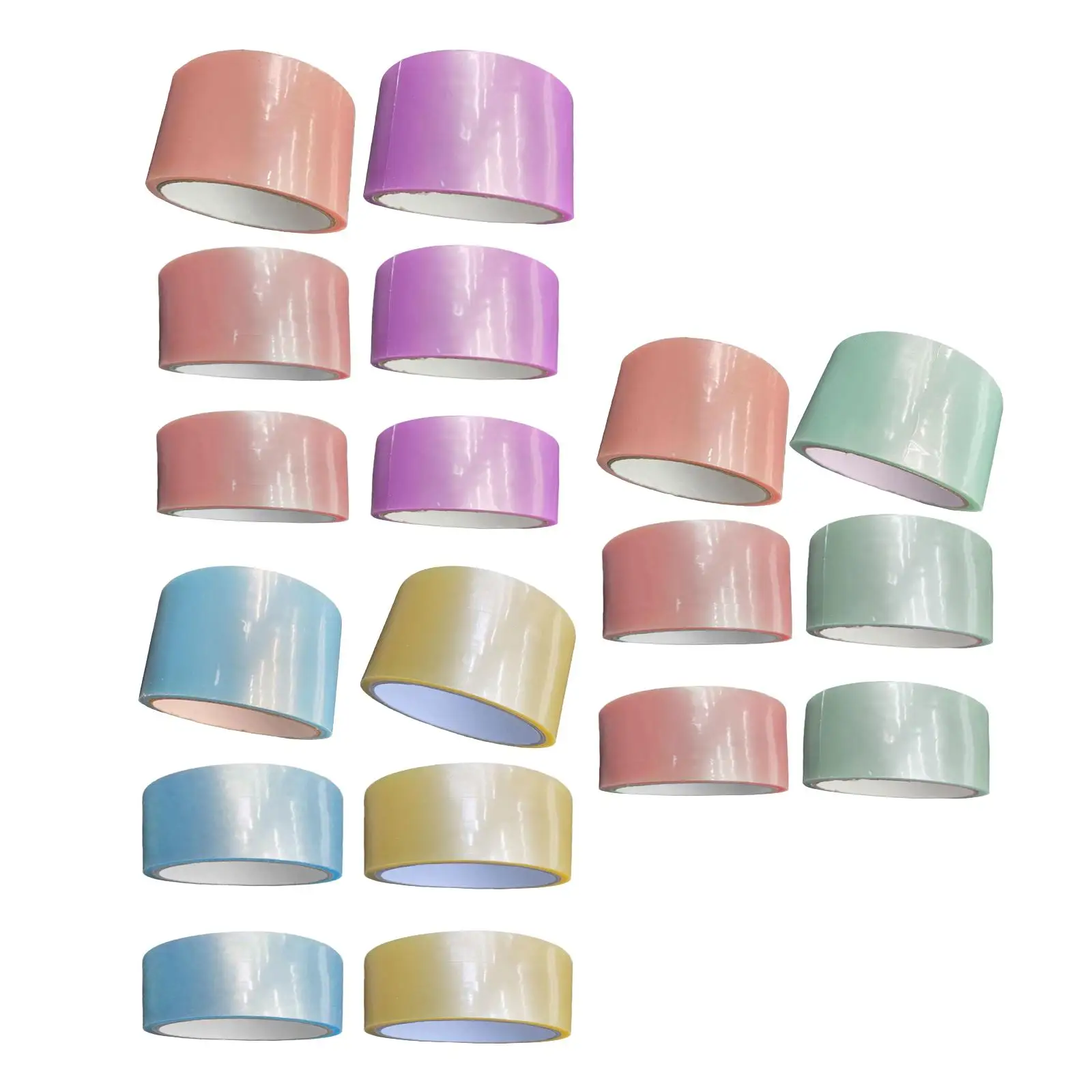6Pcs Sticky Ball Tapes Width 3.6cm 4.8cm 6cm Gift Sensory Toy Sticky Ball Rolling Tape for Game Art Craft Supplies Kids Adults