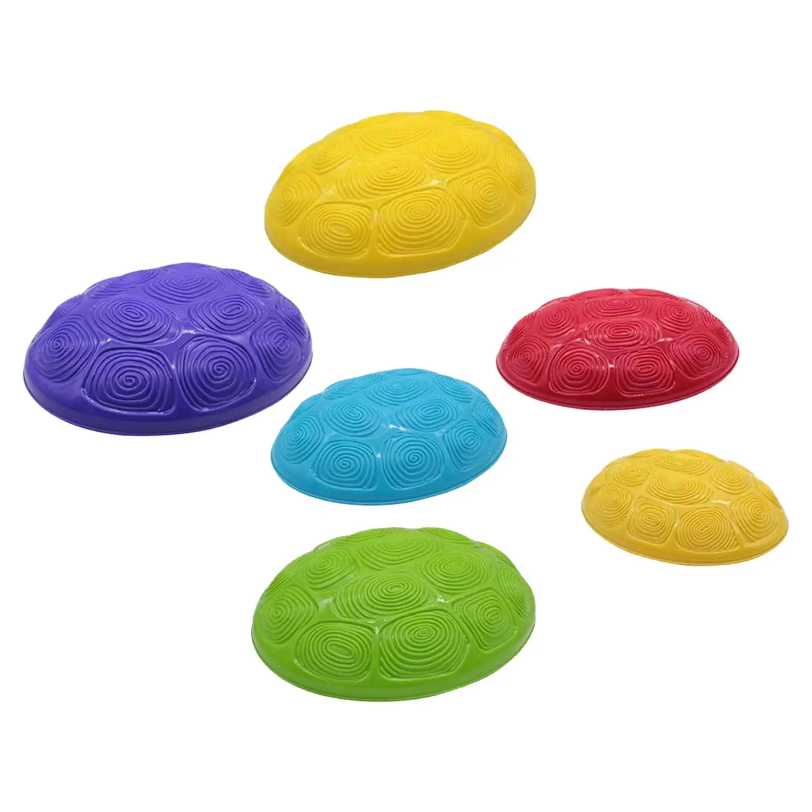 6Pcs Balance Stepping stone Turtle jump stone Sensory Toys Coordination Gross Motor Development Durable for Indoor family