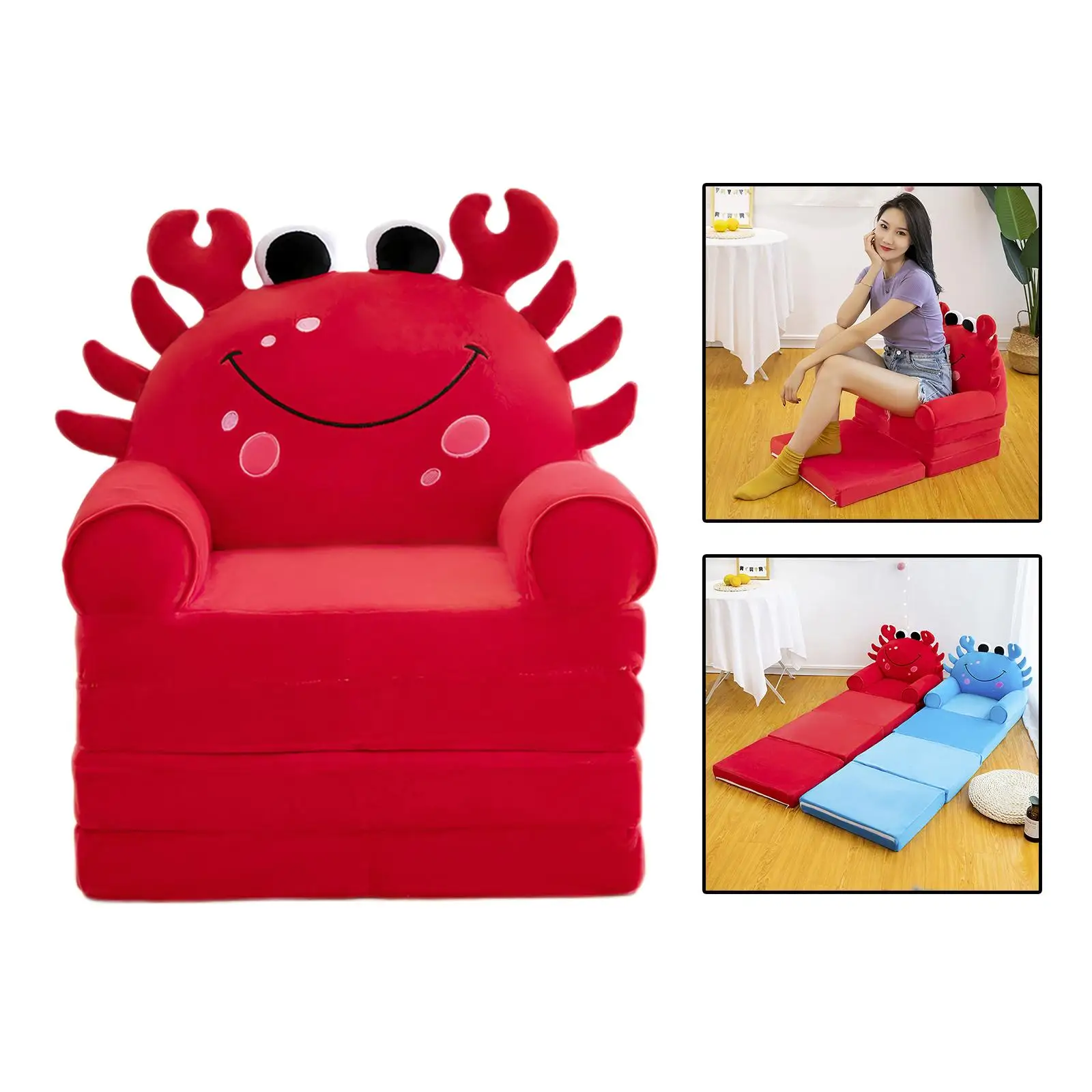 Cute Couch Chair Cover Toddler Durable Flip Open Couch Seat Cover Washable