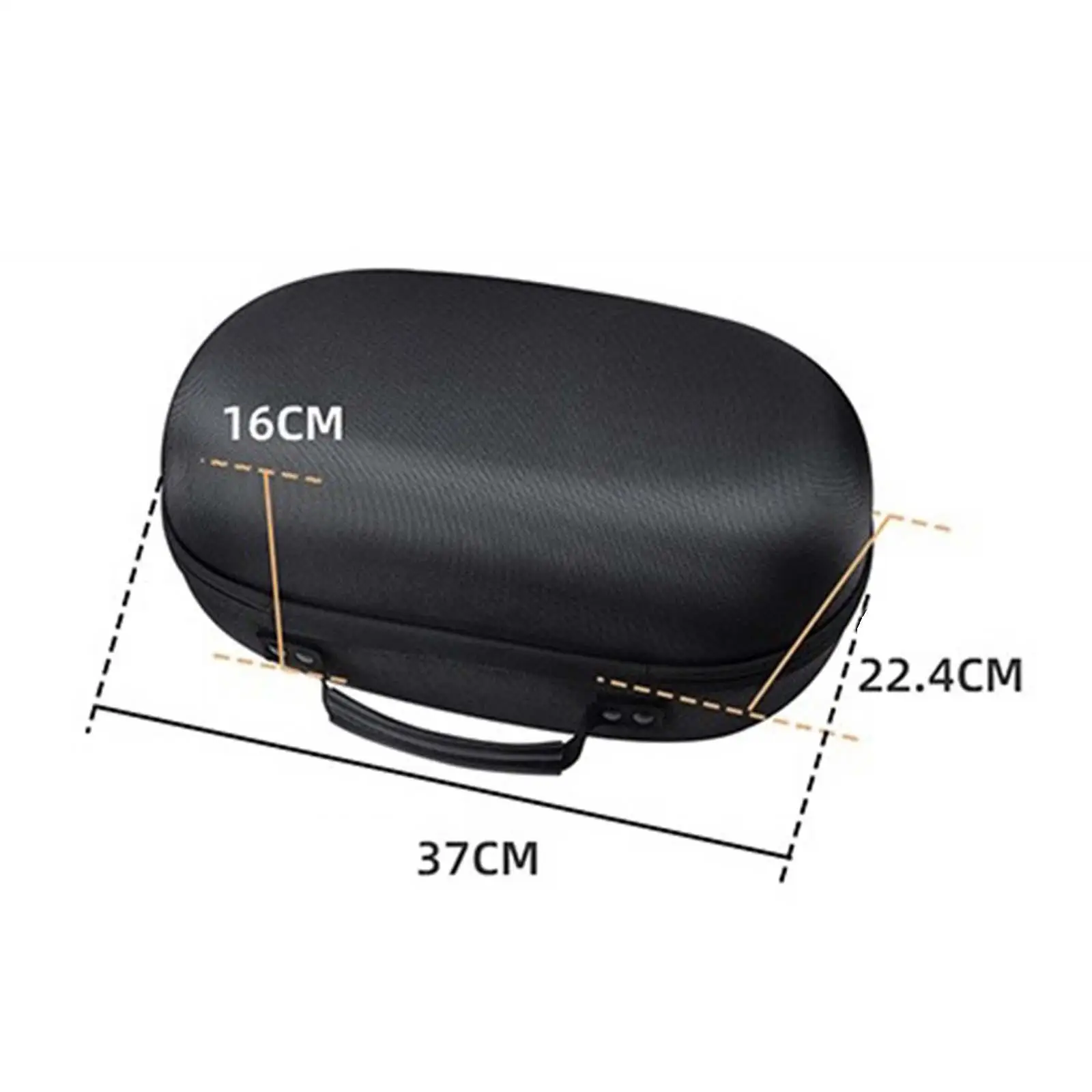 Head Strap Carrying Case Zipper Waterproof Gaming Accessories Anti Scratches Organizer Protective Bag for Quest 2 Headset