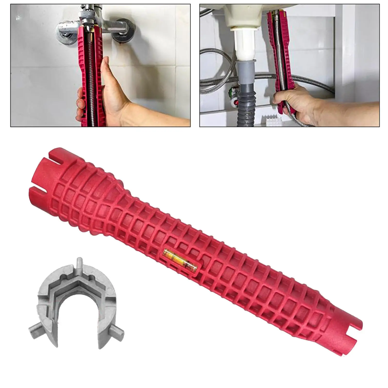 Multi-functional Faucet Sink Installer, Anti-Slip Pipe Wrench, Easy Using