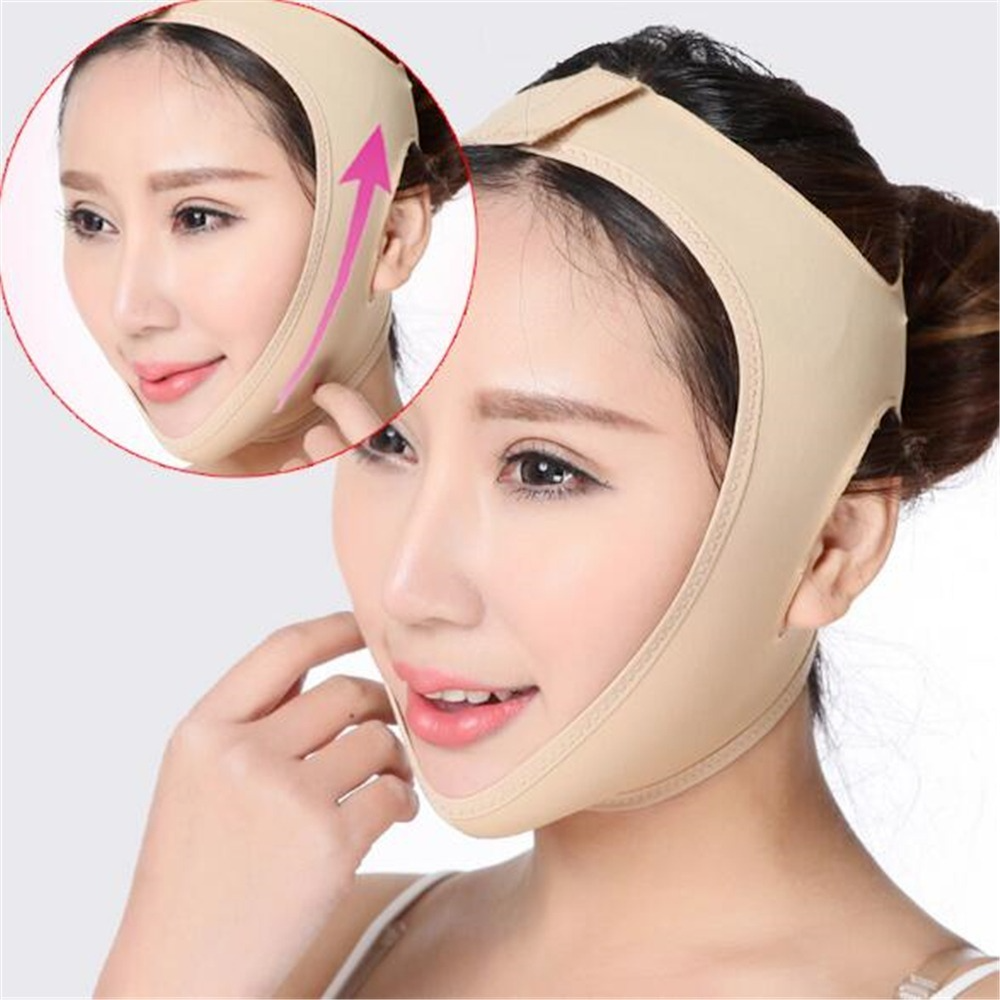 Best of Elastic Face Slimming Bandage V Line Face Shaper Women Chin Cheek Lift Up Belt Facial Massager Strap Face Skin Care Tools Beauty Reviews & Tips