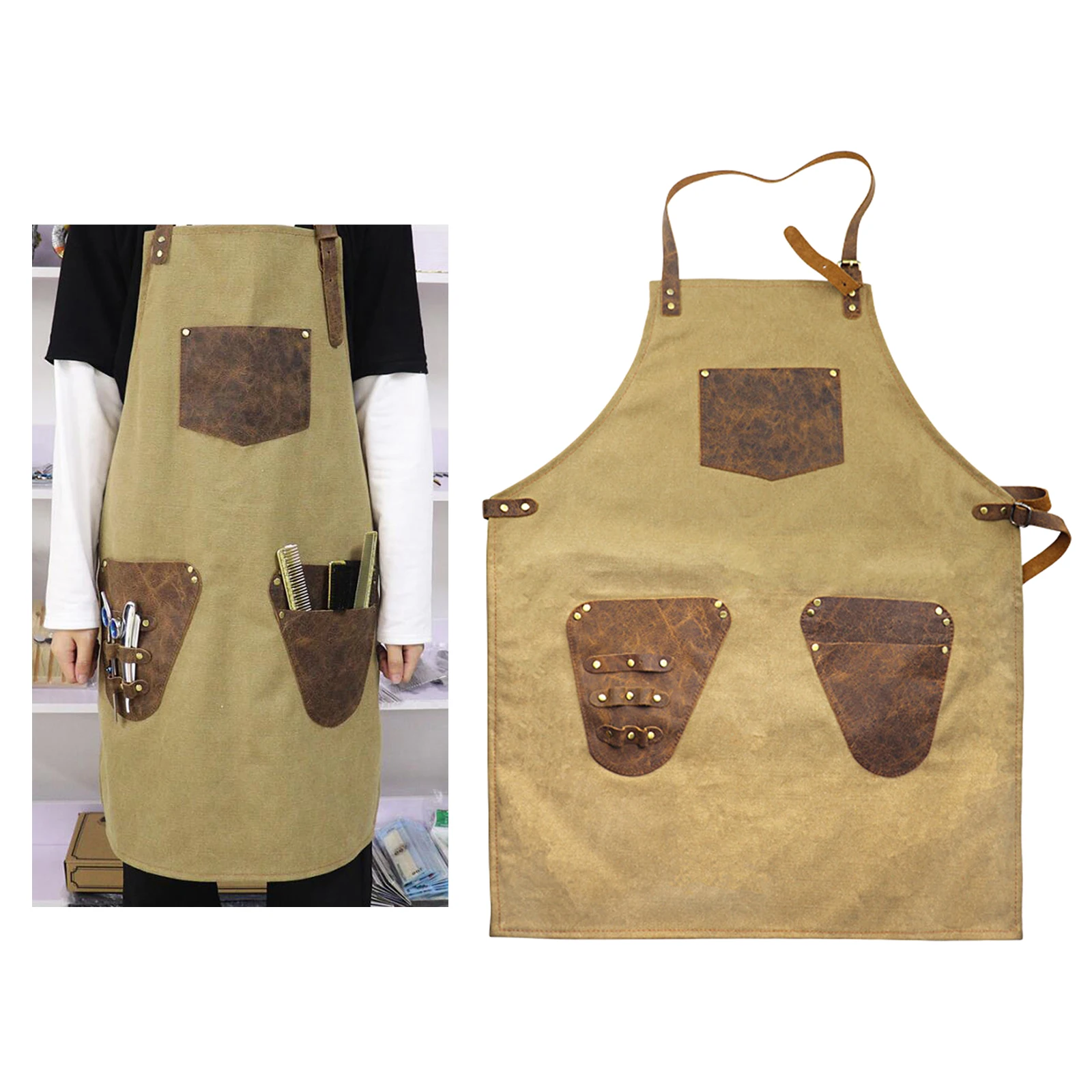 Professional Hairdressing Hairstylist Barber Apron Hair Cutting Hairdressing