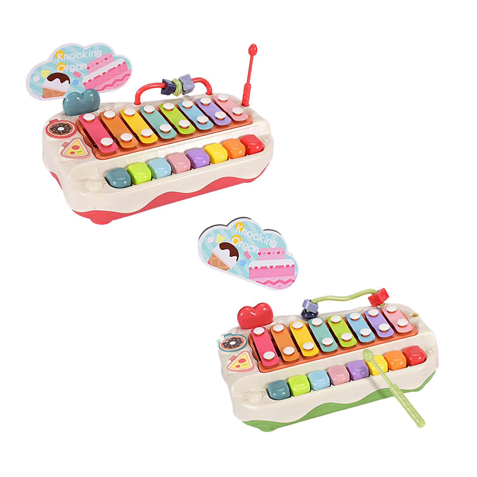 Baby Musical Toy Eight Tone Early Educational Toy Percussion Instrument Piano Toy for Baby Boy Girls Kids 3+ Birthday Gift