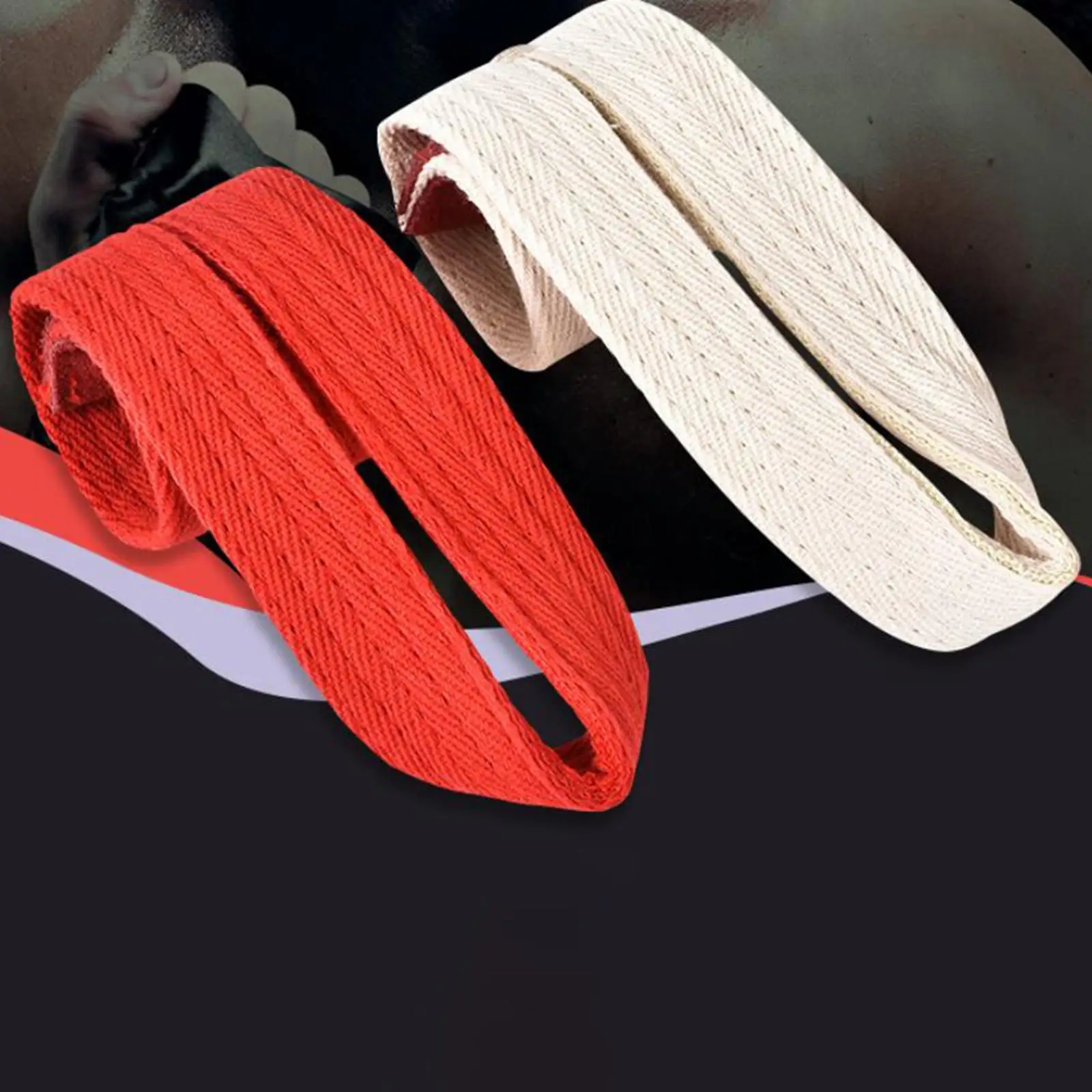 2Pcs Weight Lifting Straps Wrist Straps for Weightlifting Powerlifting Gym Exercise Pull up Dumbbell Wrist Wraps Equipment