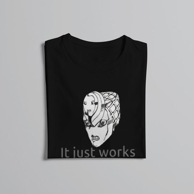 It just Works King Crimson Special Polyester TShirt JoJo's Bizarre