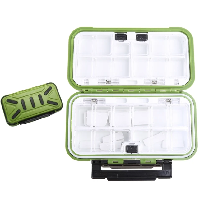 Waterproof Fishing Tool Box Portable Tackle Organizer Plastic