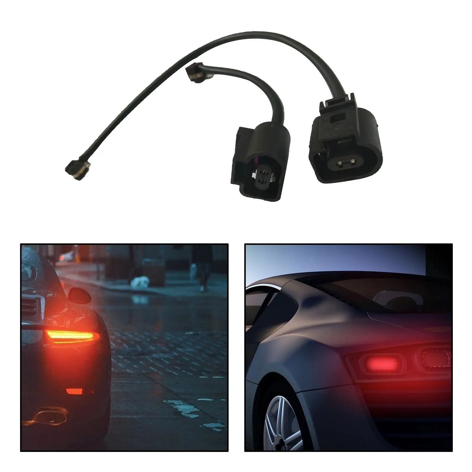 2 Pieces Brake Pad Wear Sensor for 7P0907637C Replacement