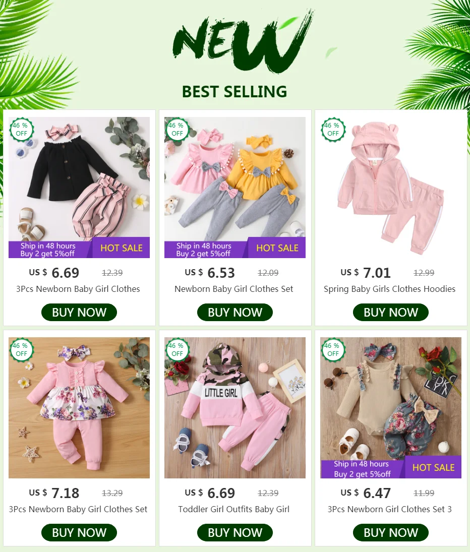 Toddler Girl Outfits Baby Girl Clothes Set Camouflage Hooded Infant Kids Clothing Baby Tracksuit Bulk Drop Shipping Wholesale baby clothing set long sleeve	