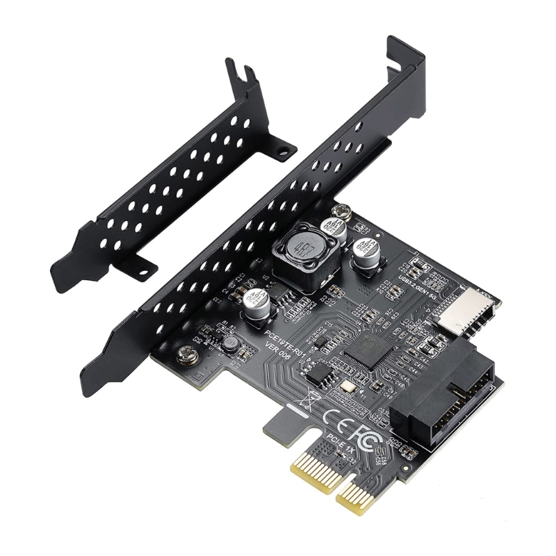 Title 1, PCI-E 1X zu USB 3.2 GEN1 5 Gbit/s Typ-E A-Key-E...