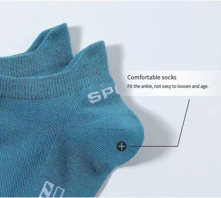 Title 16, 10 Pairs Men Ankle Socks Summer Thin Mesh Pure...