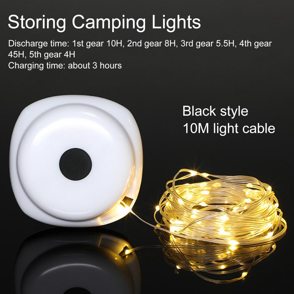 Recarregável flexível LED String Luz, versátil, durável,