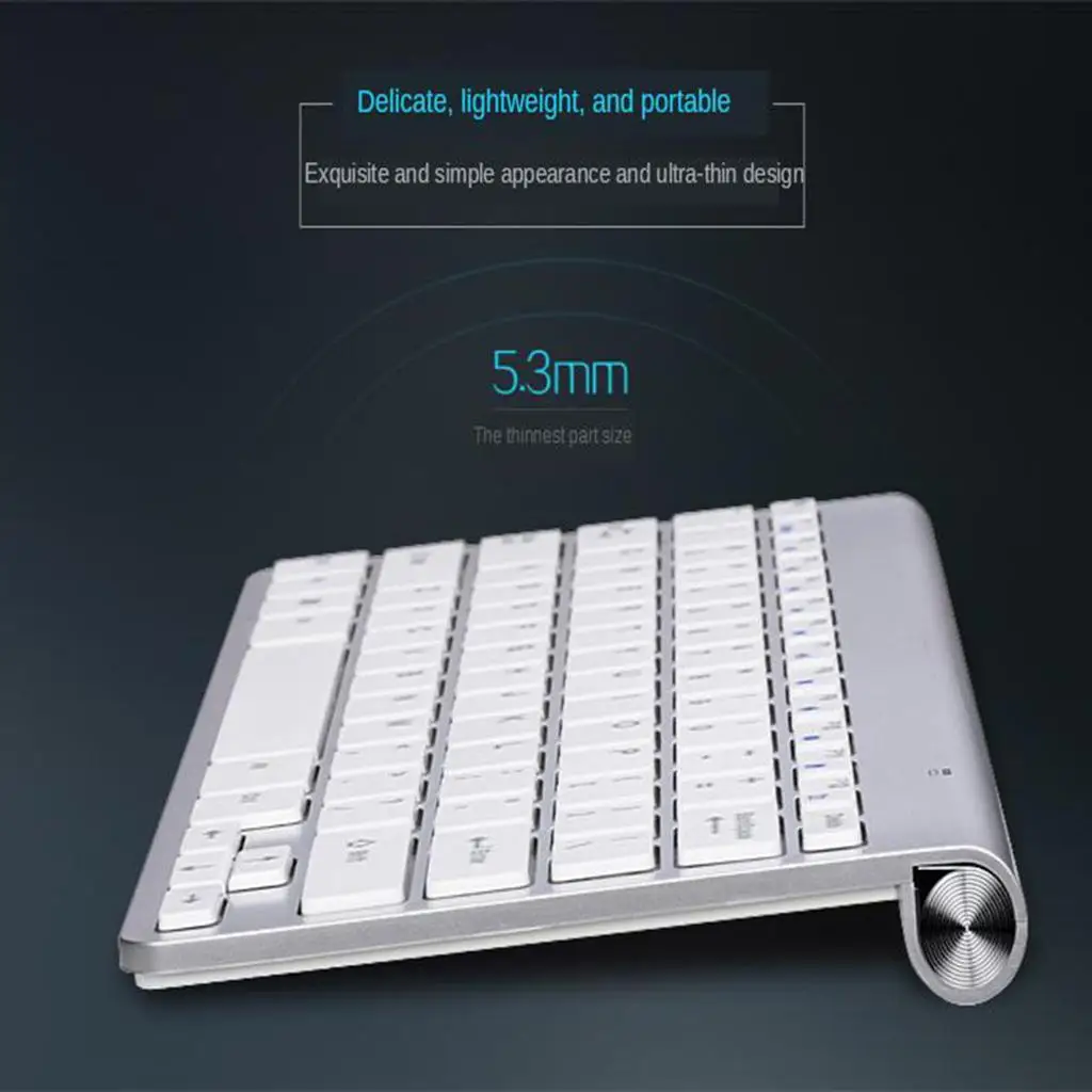 Rechargeable  Keyboard Mouse,  Compact  Keyboard Mouse for Laptop, PC, Desktop Computer, Windows OS