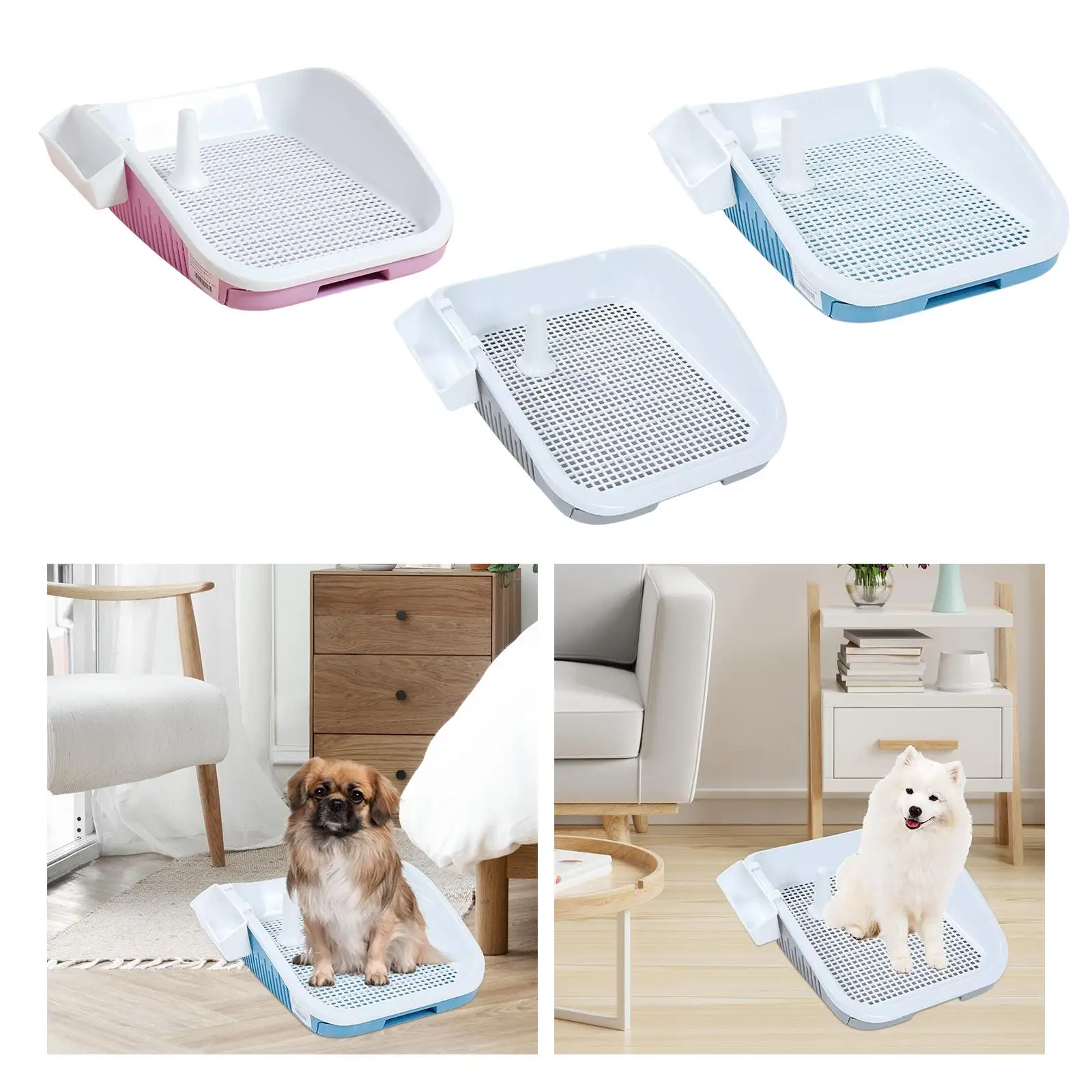 Puppy Toilet Dog Mat Holder Small Dog Training Pads Keep Clean Durable Dog Toilet for Household