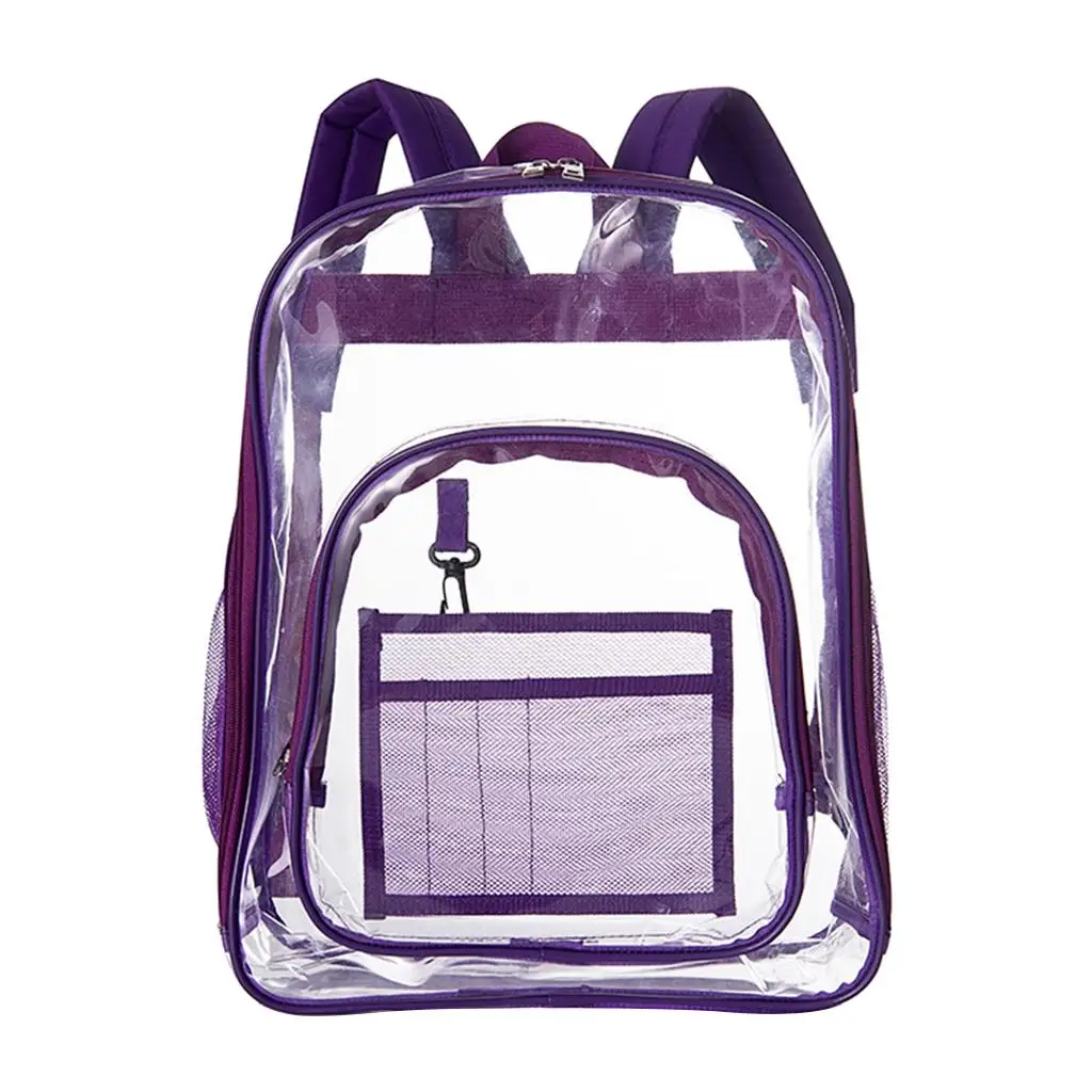 Clear Backpack Heavy Duty Transparent Bag for Stadium Work Concert Travel