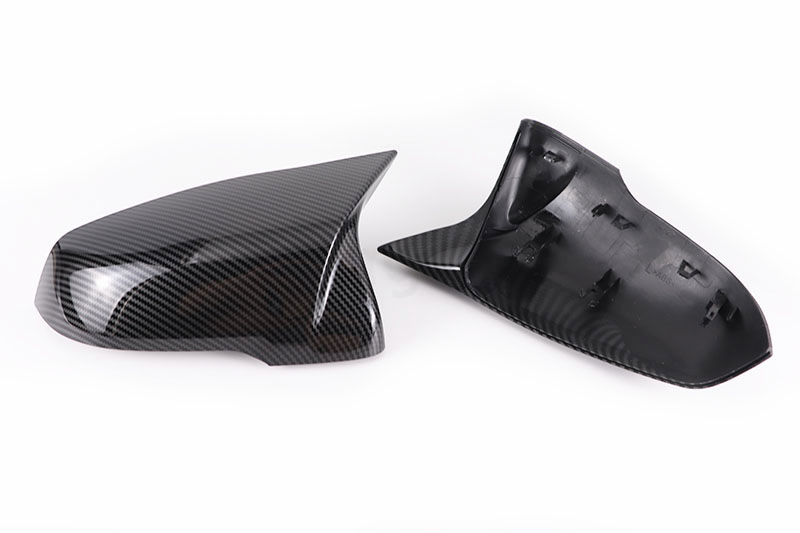 Carbon Fiber Style Black Rearview Side Mirror cover Caps for BMW X1 F48 X2 F39 F40 F53 F44 Z4 G39 Toyota Supra Side Mirror shell
