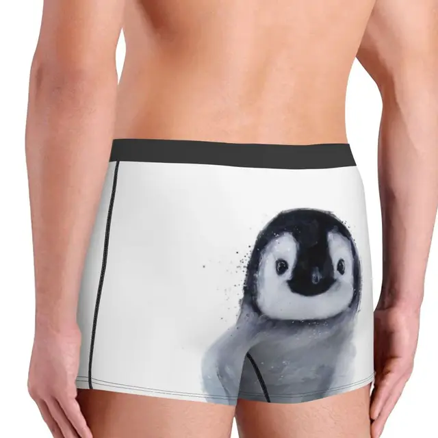 linqin Cartoon Arctic Animals Underwear Men Boxer Briefs Breathable Bamboo  Underwear for Men Underpants at  Men's Clothing store