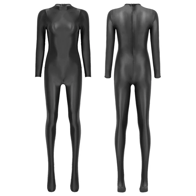 Speerise Black Spandex Zentai Full Body Skin Tight Jumpsuit Unisex Zentai  Suit Bodysuit Costume For Women Unitard Dancewea - Ballet - AliExpress