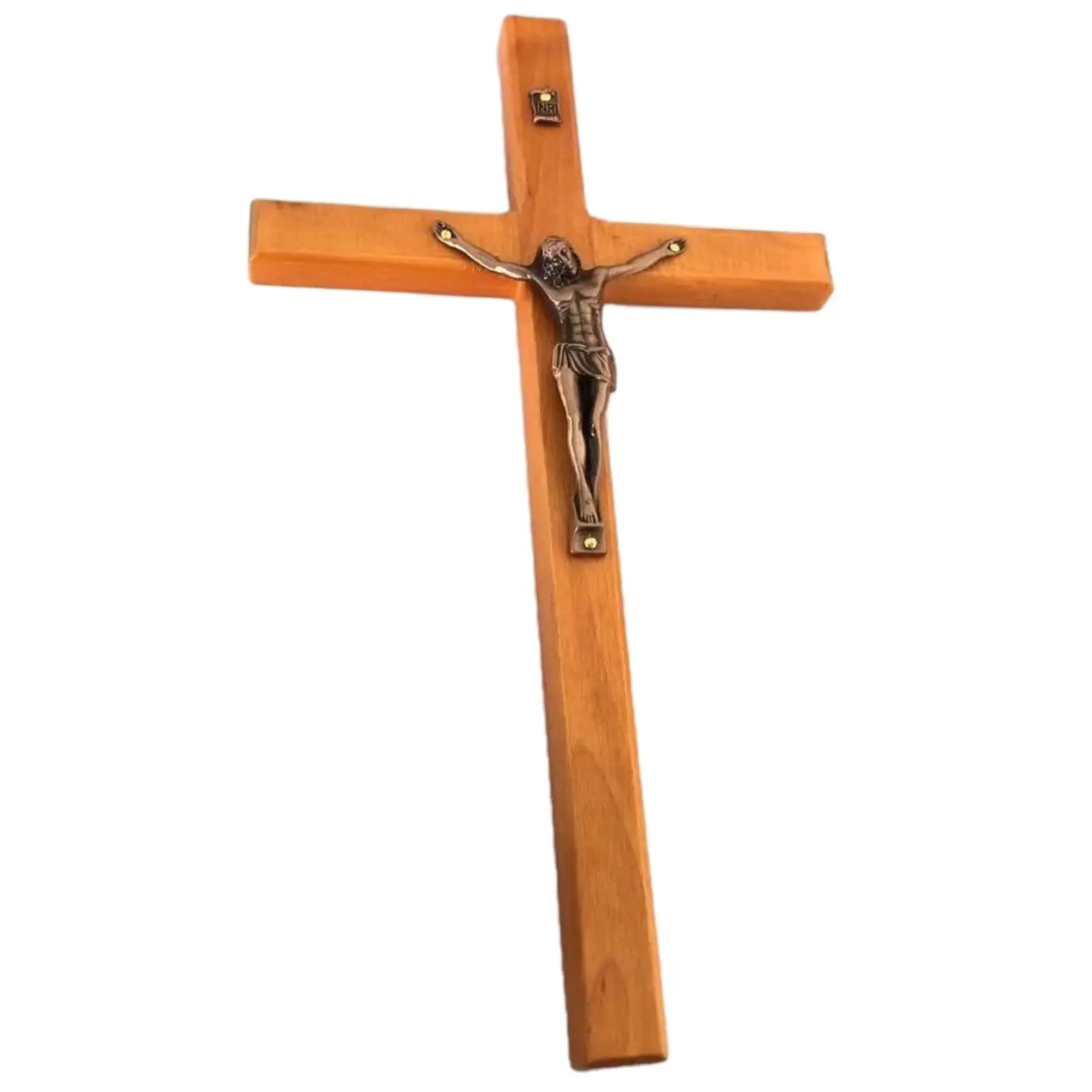 Religious Wooden   Crucifix Statue Figure Crafts Wall Decoration