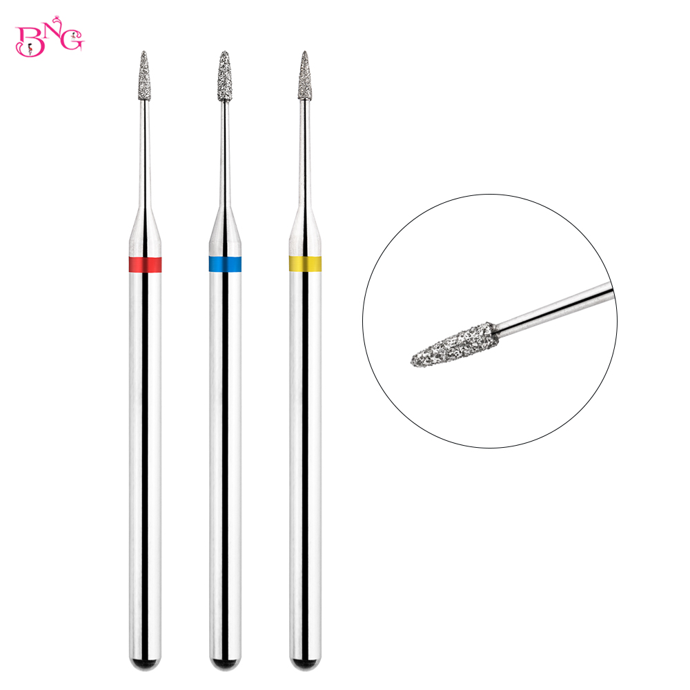 Best of BNG Small Cone Grinding Head Fine Diamond Cuticle Nail Drill Bits 3 / 32 Rotary Nail Burr Electric Drills Accessories Reviews & Tips