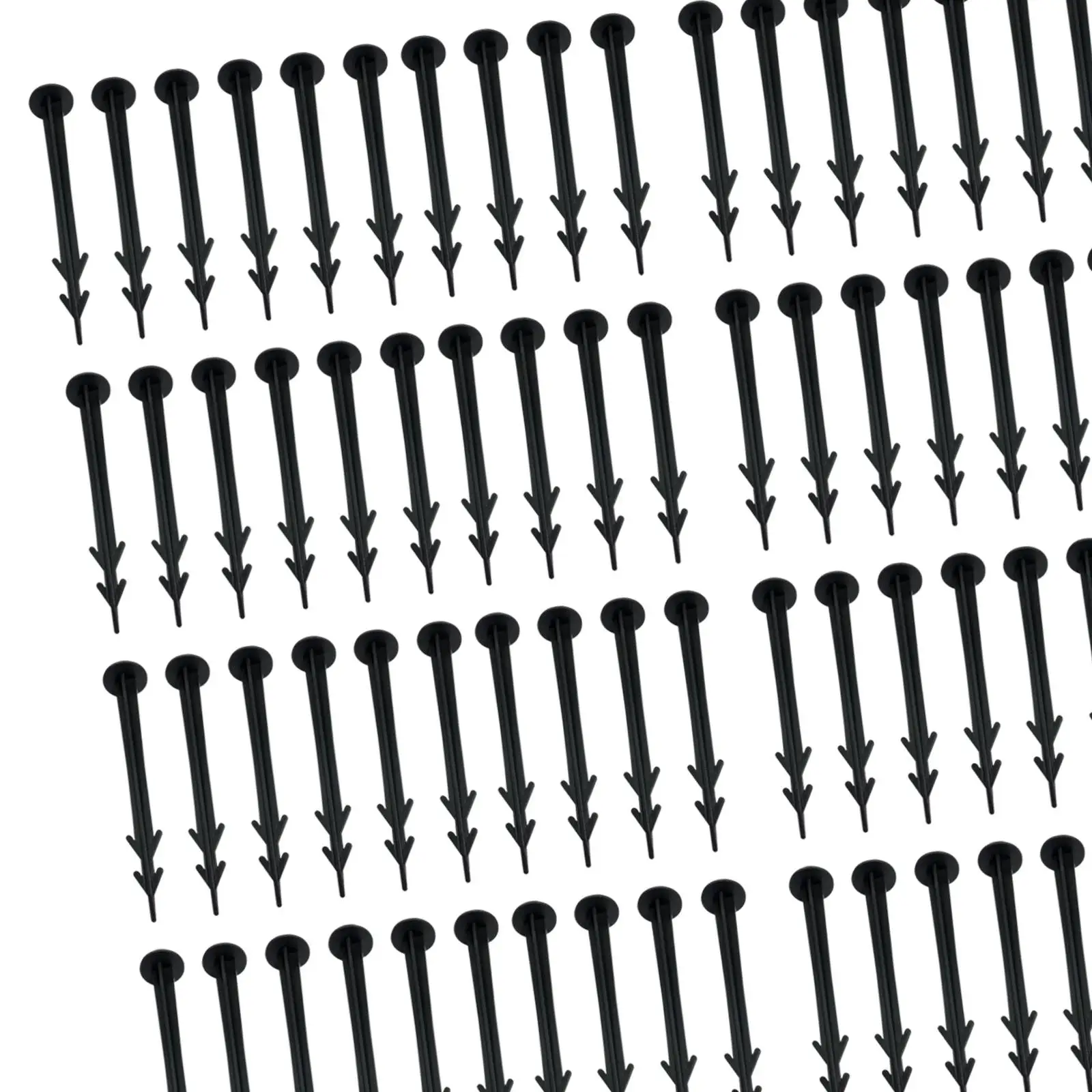 100x Garden Stakes Durable Multifunctional Ground Cover Fixing Anchor Pegs for Holding Down Tents Landscape Fabric Lawn Edging
