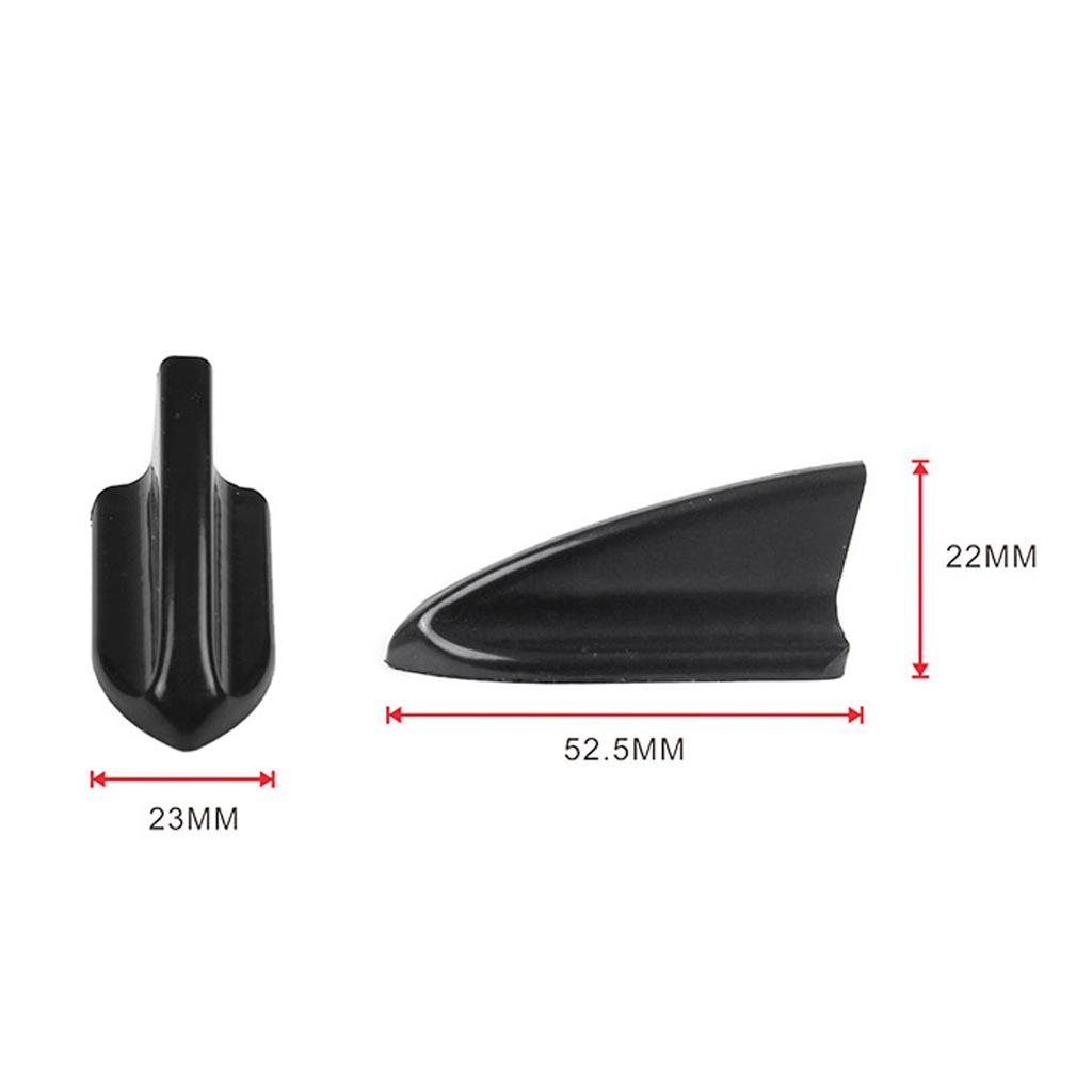 2X Universal Bumper  Generator Shark Fin Decorative