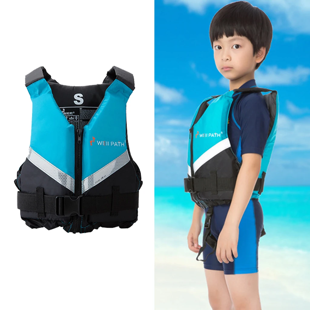 Kids  Jacket Survival Suit Swimwear Polyester Life  for Swimming Drifting Surfing Water-skiing Upstream