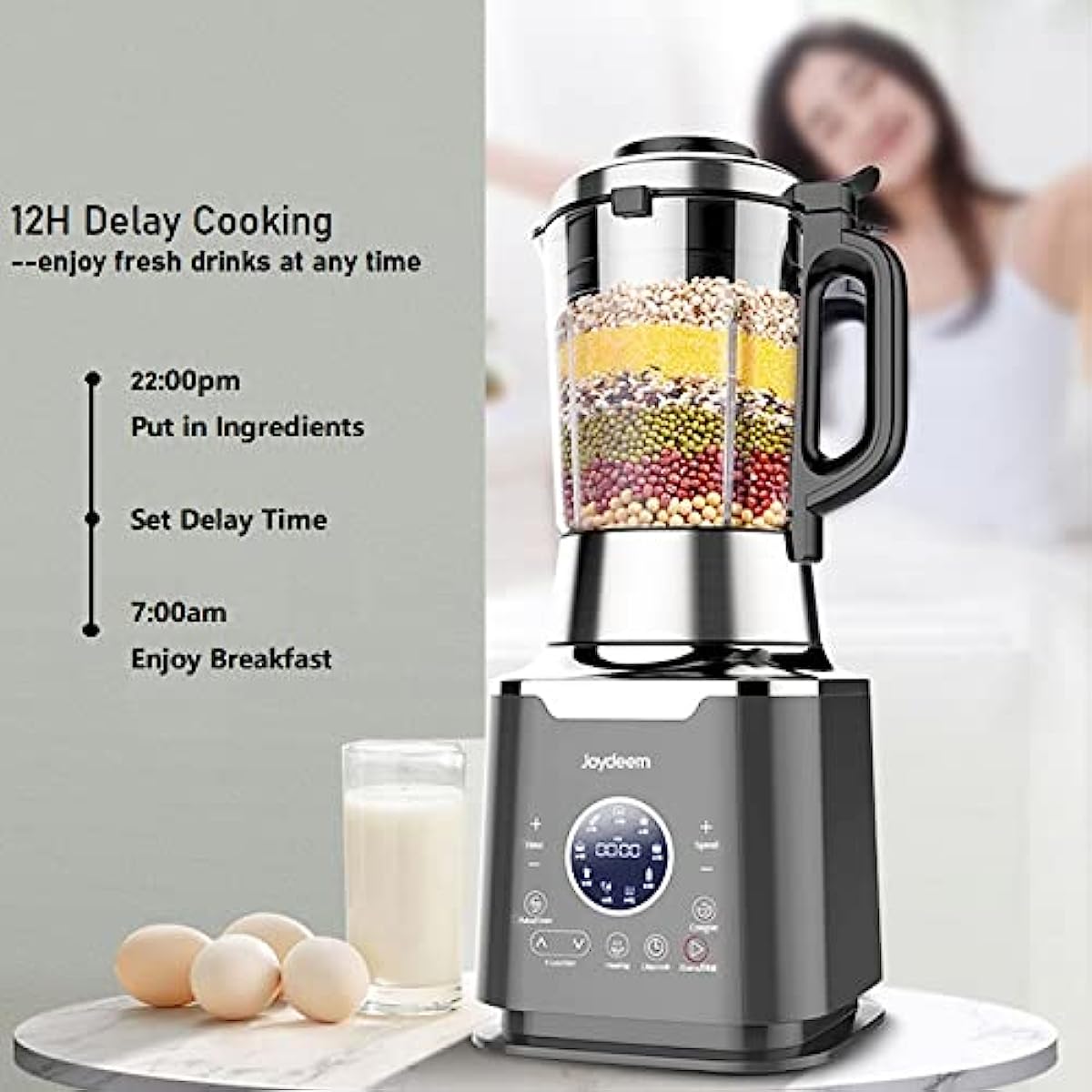 Title 4, Joydeem Multifunctional Cooking Blender,High-Sp...