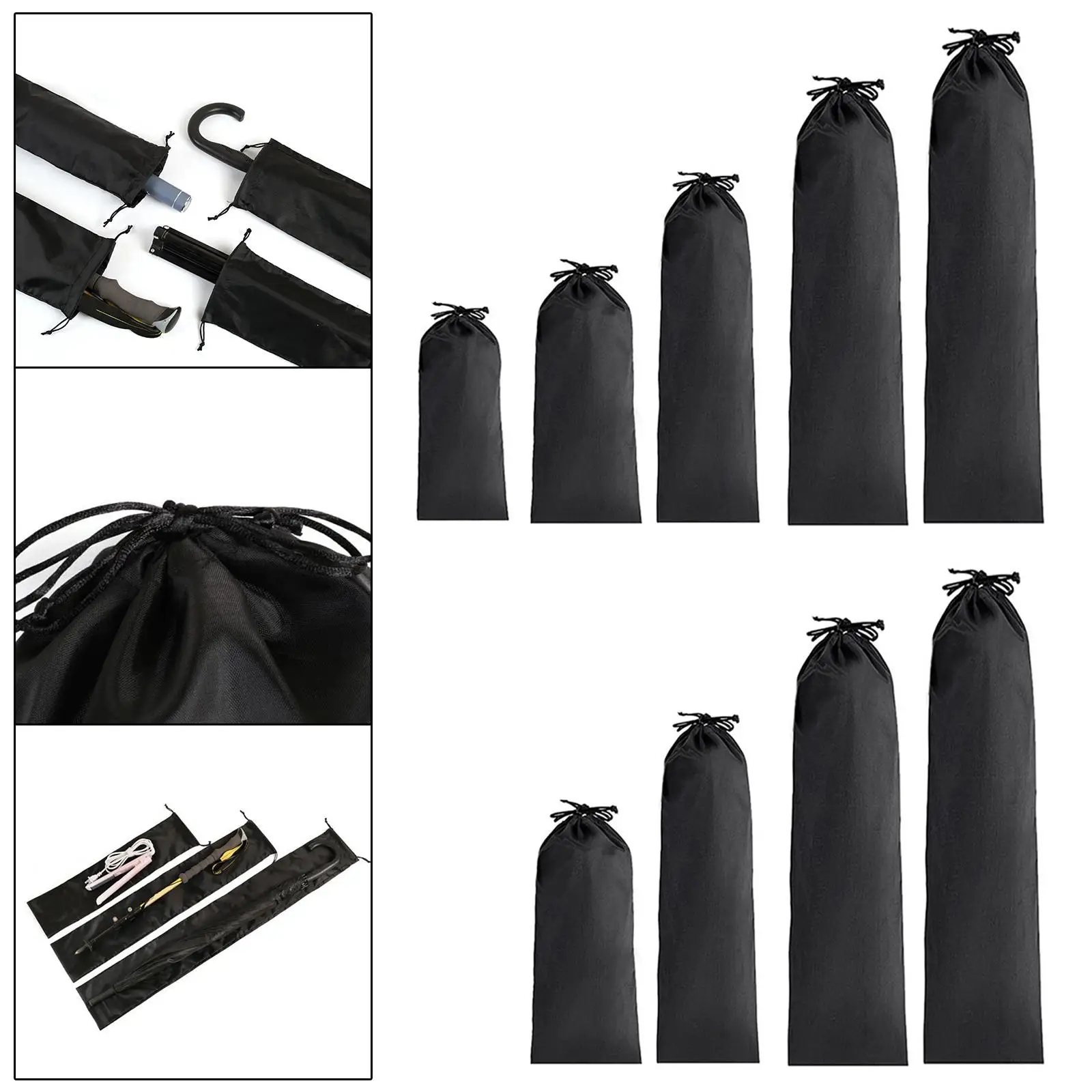 Storage Bag Nylon Drawstring Bags for Other Equipment Tripods Trekking Poles