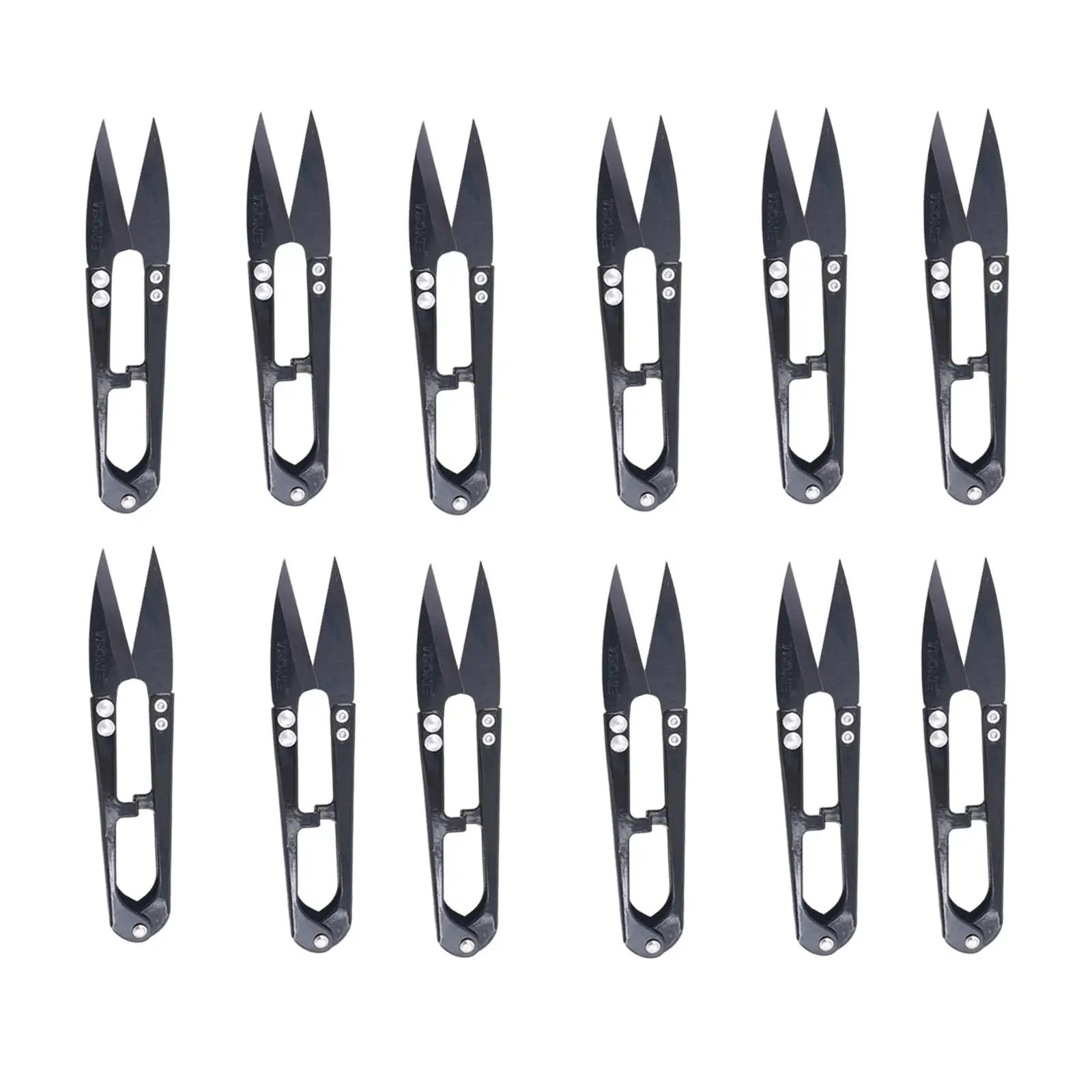 12 Pieces Portable Sewing Scissors for Fabric Embroidery Beading Thread Cutter Trimming  for 