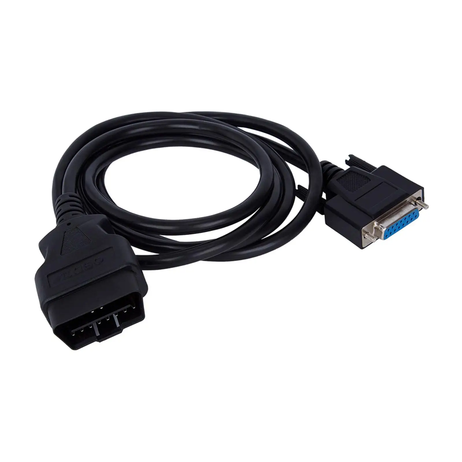 1.55M OBD II OBD2 16 Pin Male to Female Extension Cable OBD 2 to dB15 Male OBDII Cable Car Adapter Cable Connector Connection