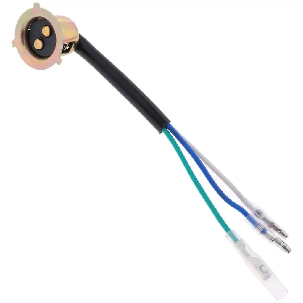 3X Motorcycle Head Light Bulb Holder Plug Lamp Holder -2 Pins for   CG125