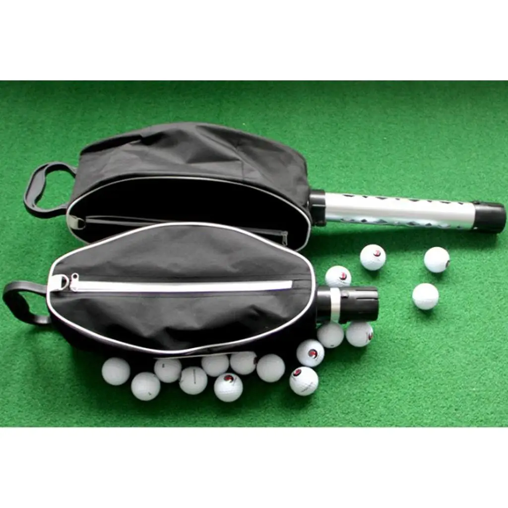 Durable Golf Shag Bags Telescopic Balls Retriever Range Picker Catcher