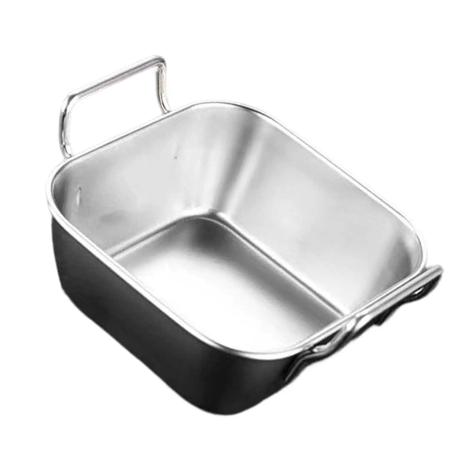 Stainless Steel French Fries Plate Serving Dish for Bar Cafe Restaurant Party