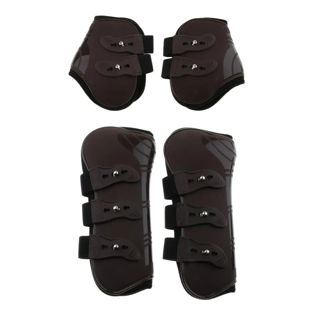 2  Horse Leg Boots Hind Front Leg Tendon Jumping Protective Wrap