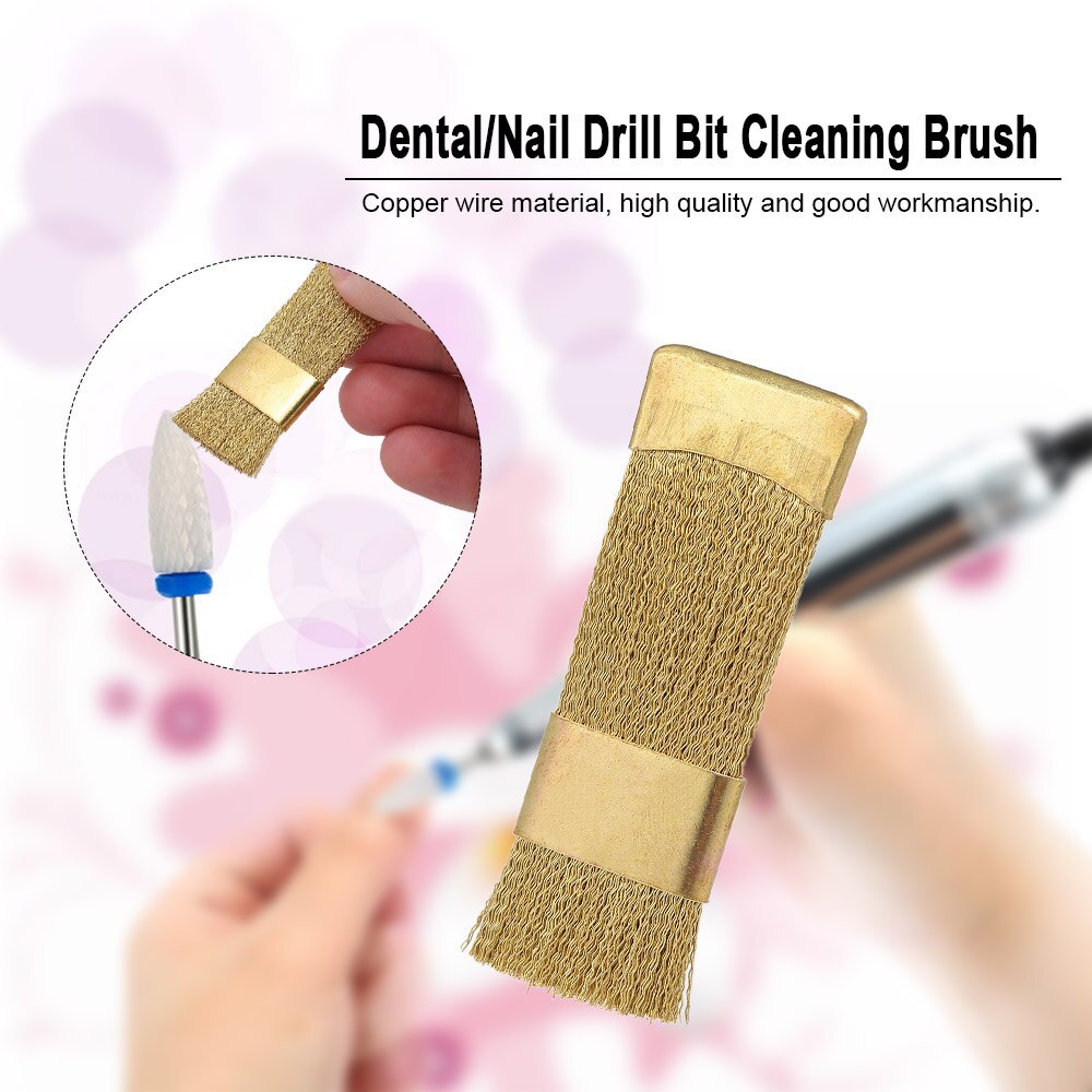 Best of Nail Drill Bits Cleaning Brush Copper Wire Brushes For Electric Manicure Brusher Reviews & Tips