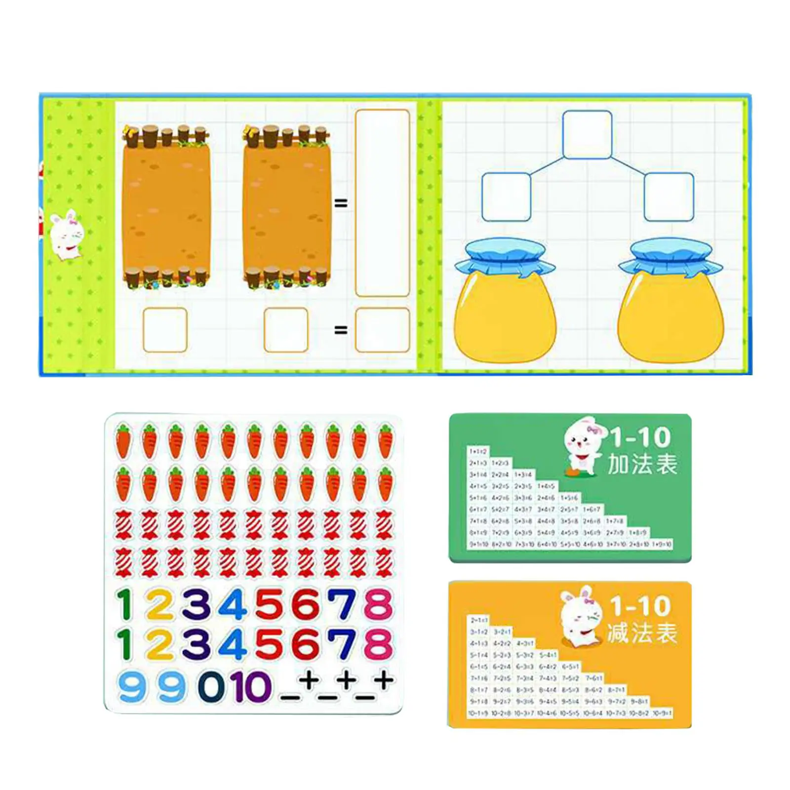 Numbers Decomposition Math Toys Arithmetic Teaching Aids Number Learning Counting for Kindergarten Home Gift Boy Toddlers