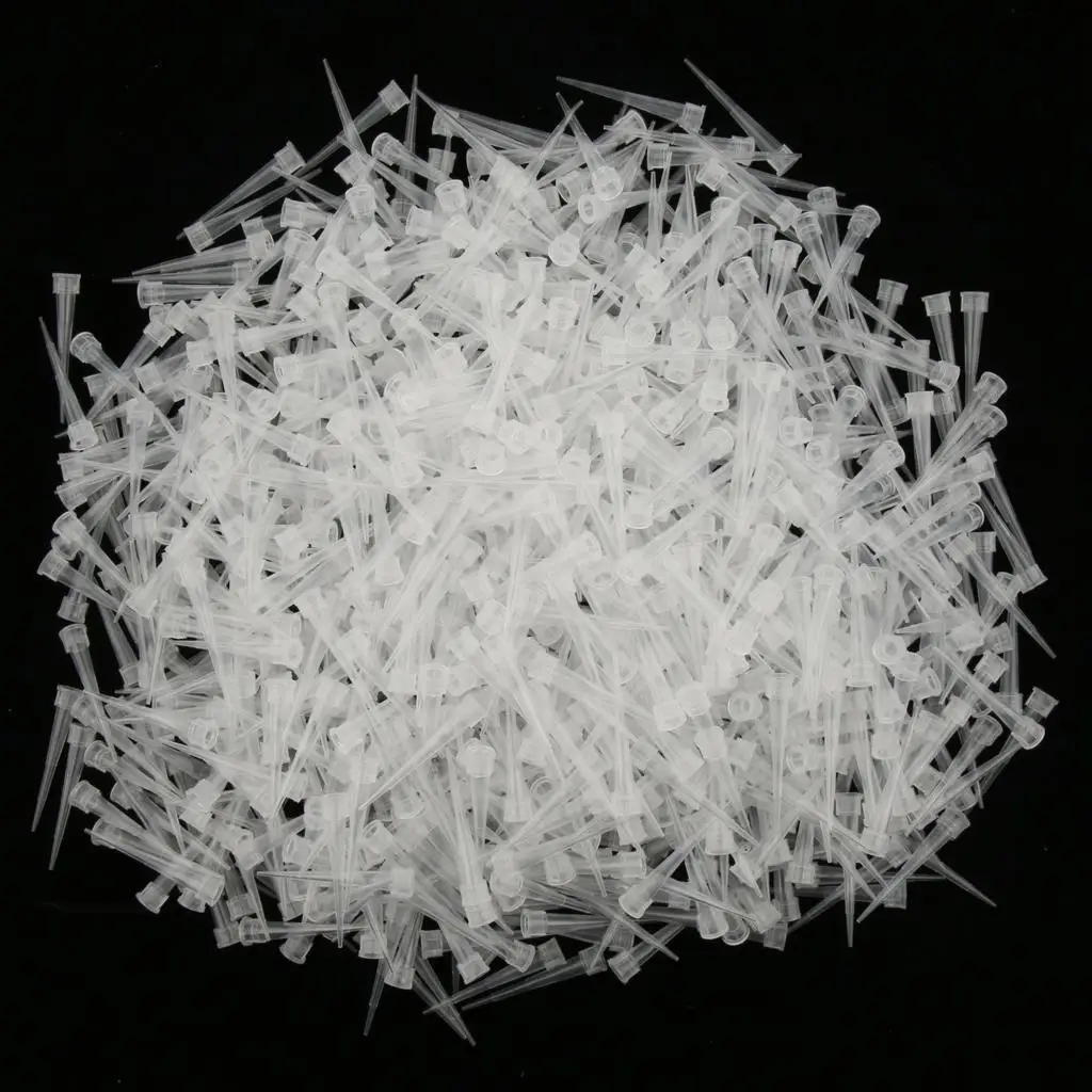 1000 Pieces 10 UL Pipette Tips for Pipettor, Universal, Diameter of Inner Tube: 3.8 Mm; Length: 32mm