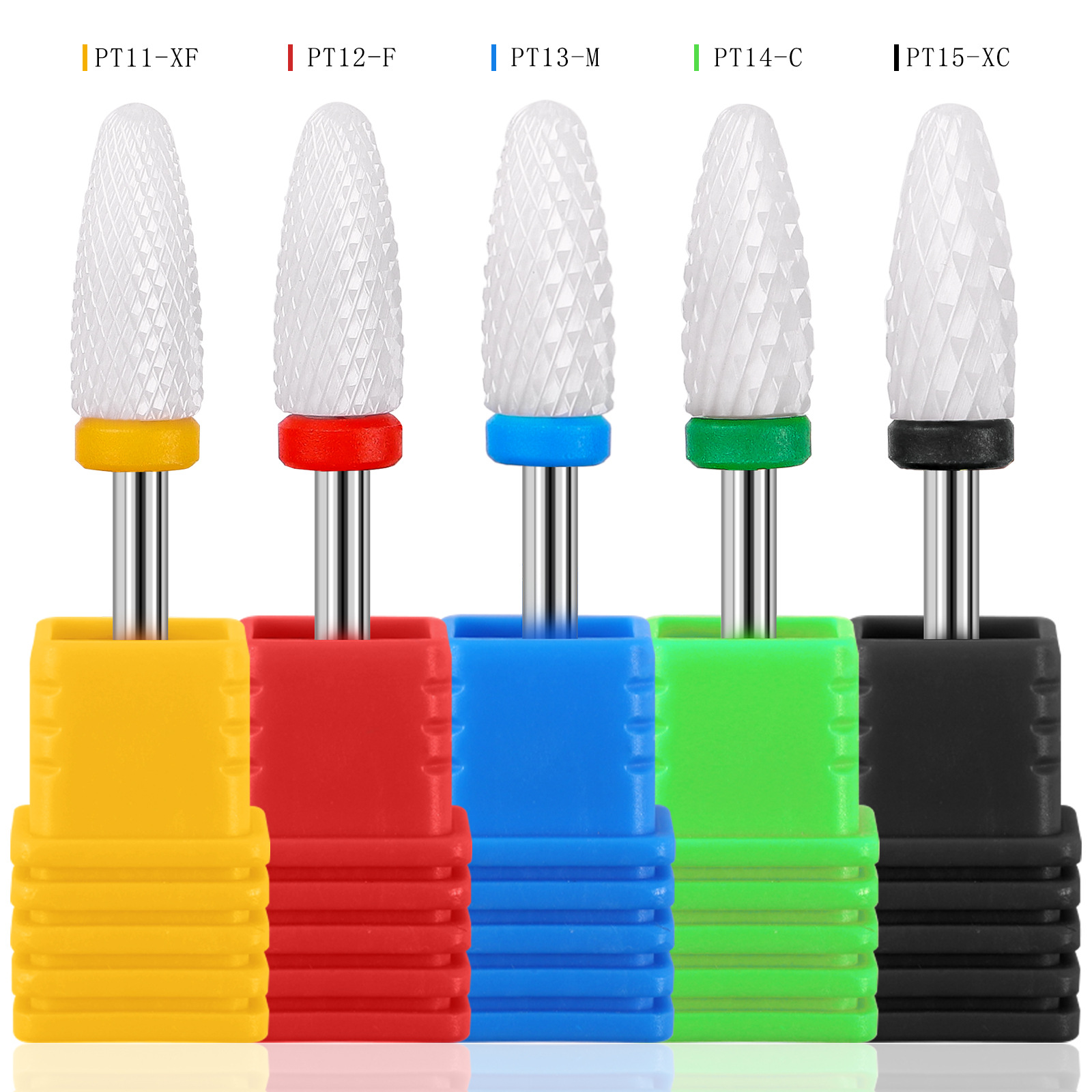 Best of Manicure Ceramic Polishing Replacement Removal Head Off Armor De-dead Leather Tool Electric Nail Grinder Accessories Drill Bit Reviews & Tips - Image 5