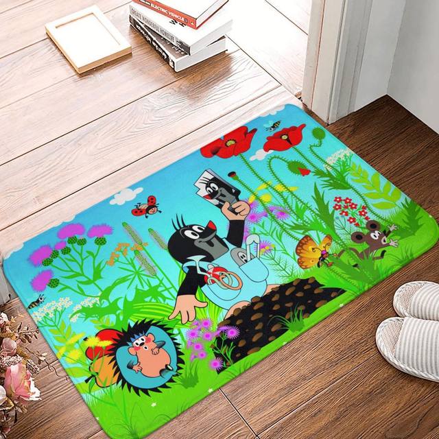 Cartoon Cute Chef Hat Printed Carpet Mat Kitchen Mat Anti-slip Rugs Front  Door Mat Bathroom Carpets Tapis Floor Mat Gift - AliExpress