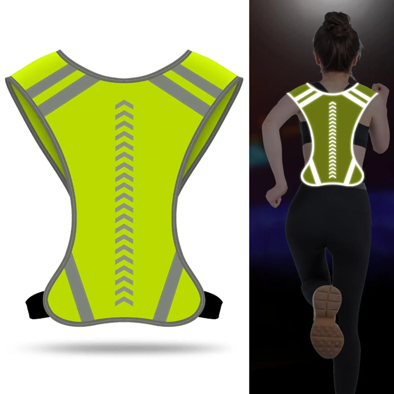 Reflective Vest Lightweight Breathable Mesh for Walking Outdoor