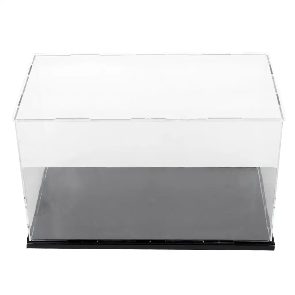 Transparent Acrylic Display Case Tray Dustproof Storage  2515cm