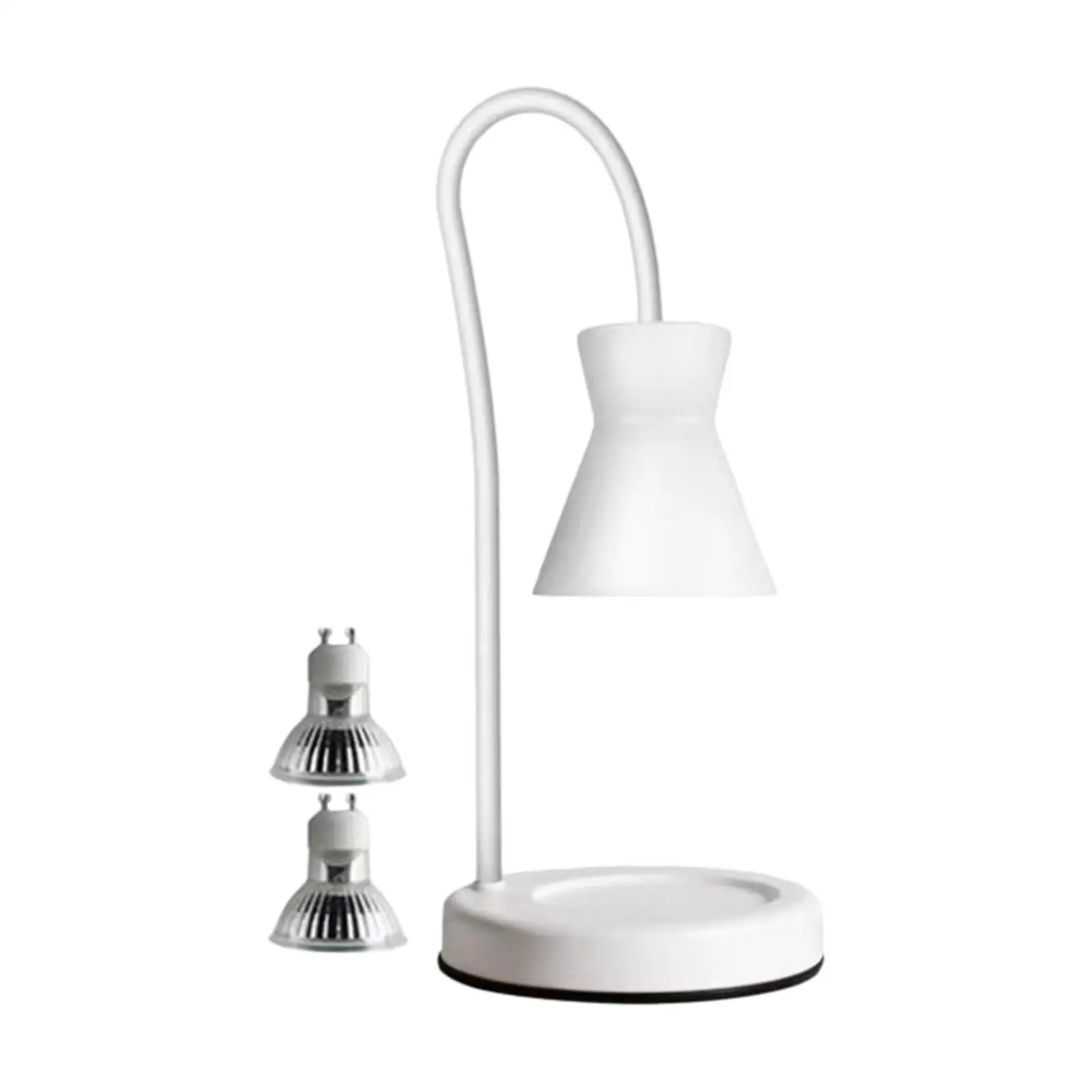 Candle Warmer Lamp Burner Melt Lamp Heater Light Fragrance with 2 Bulbs Candle Holder for Bedroom Yoga Hotel Bedside Home