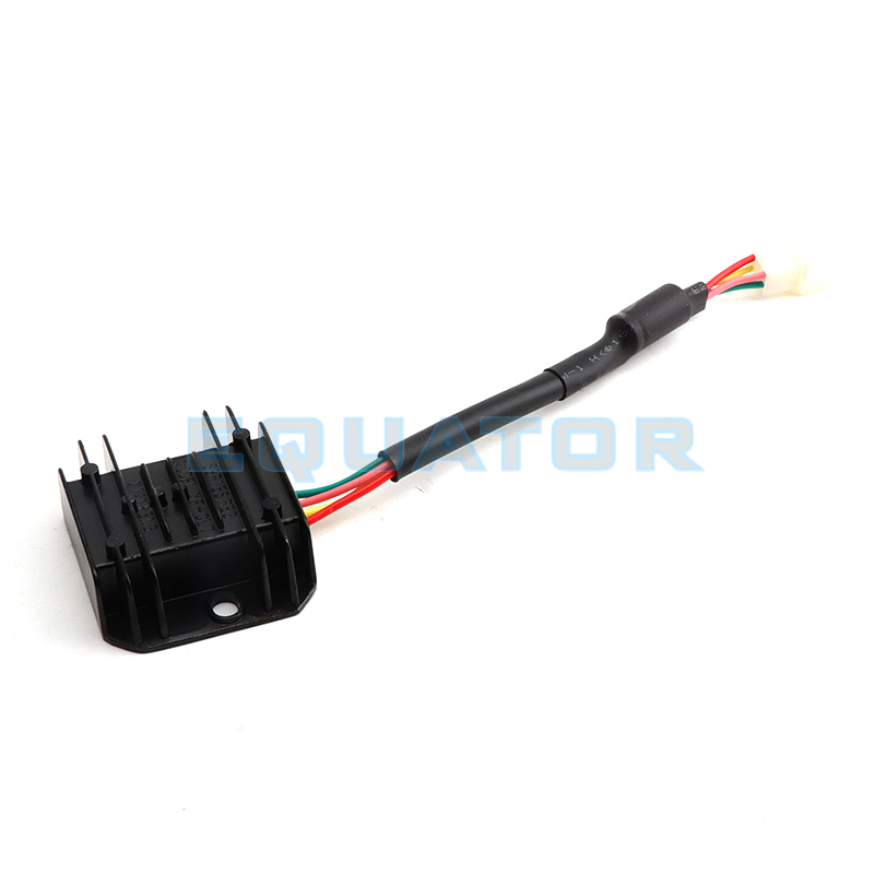 Motorrad dirt pit bik teile buchse stecker 4 Drähte 12 V Spannung regler Gleichrichter ATV GY6 50 150cc Scooter Moped JCL NST TAOTAO – Detail 2