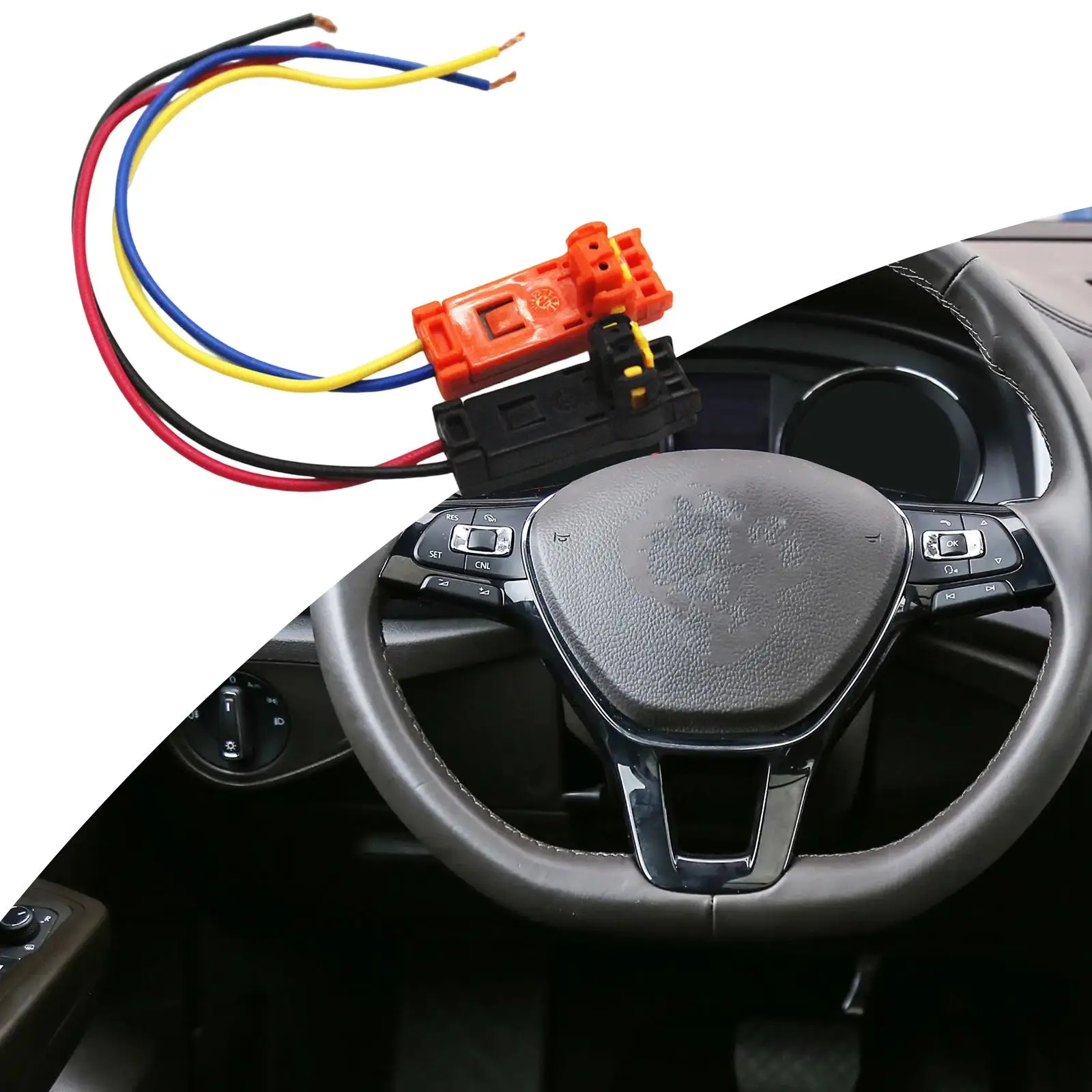 2Pcs Airbag Clockspring Plugs Professional for Subaru Nissan Mazda