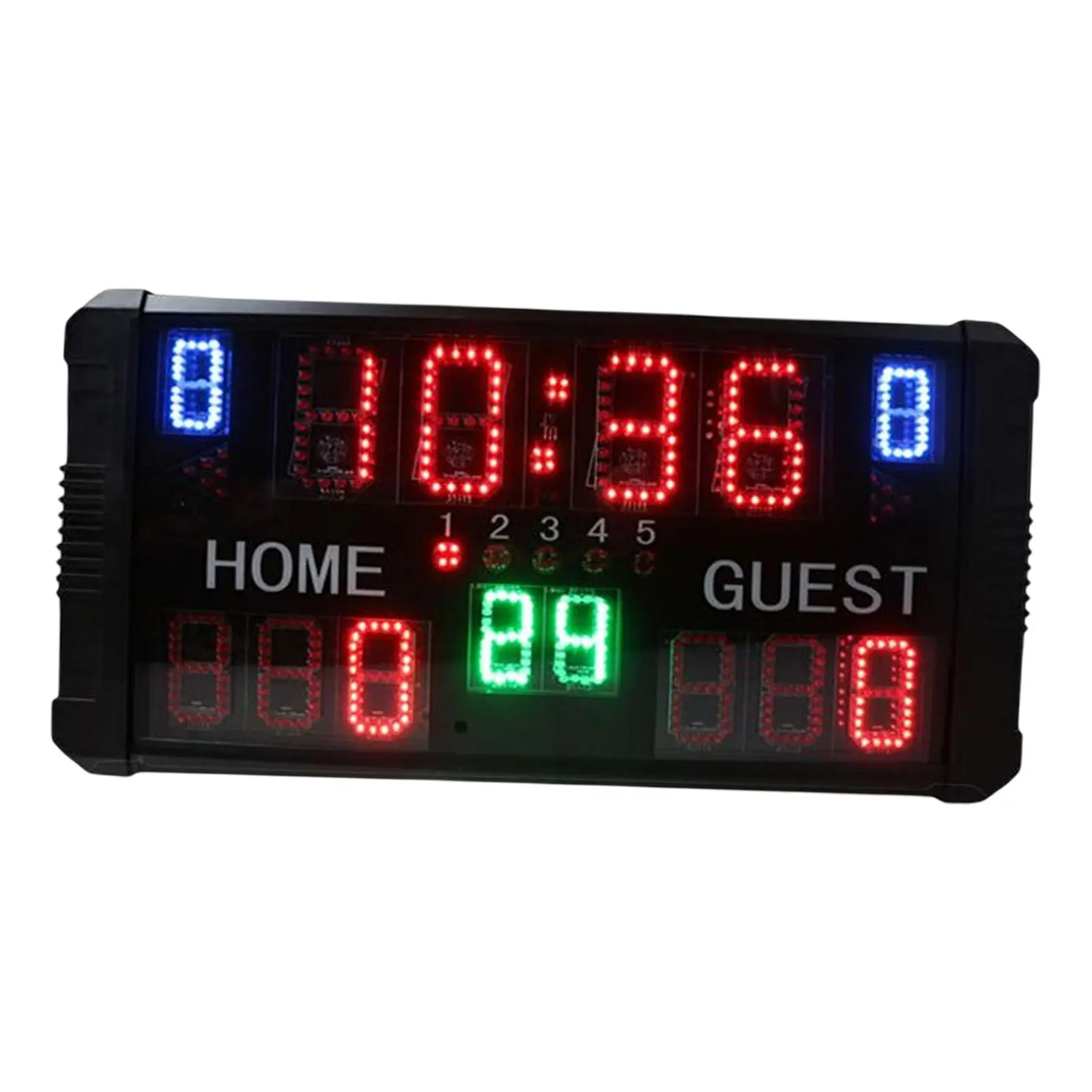 Portable Indoor Basketball Scoreboard Score Counting Timer Counter Electronic Digital Scoreboard Score Keeper for Games Sports