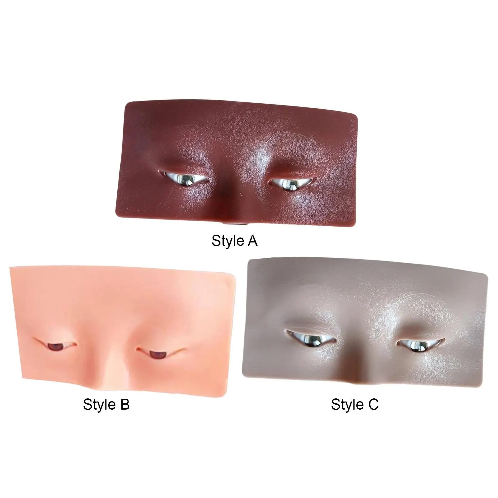 Eye Makeup Practice Face Salon Home Use 17x9cm Reusable Easy to Use Accessories for Makeup Training Professional Makeup Artists